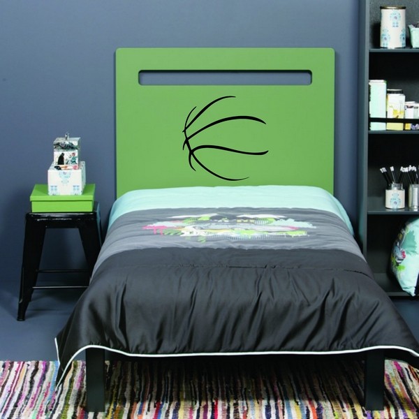 Exemple de stickers muraux: Basket Ball - Traits